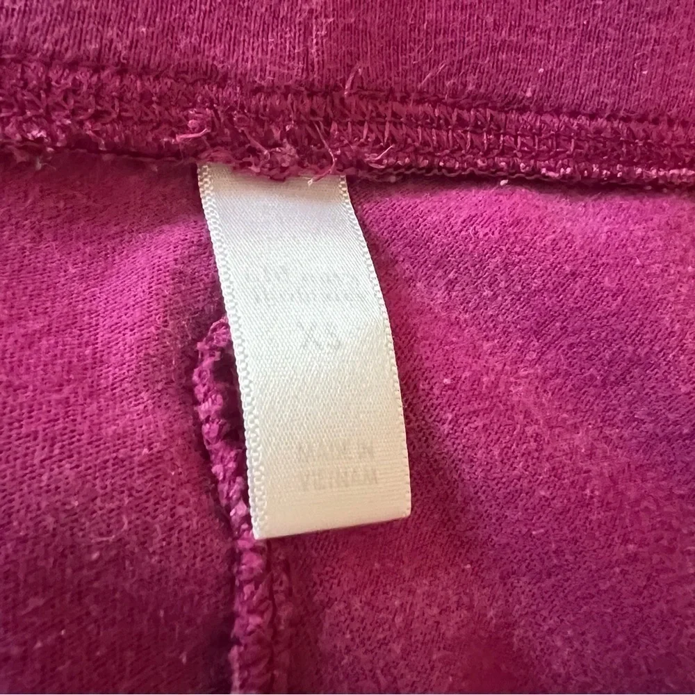 Y2K OLD NAVY Pink Purple Peace Sign Stretch Cotton Pajama Bottoms Loungewear XS